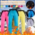 thumbnail image 1 of Men And Women Winter Windproof Ski Snowboarding Pants,Climbing Winter Pants For Men,Solid Color Waterproof Snow Pants Apply To Outdoor Ski Men And Women Birthday Gift Ideas, 1 of 5