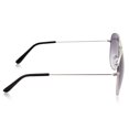 thumbnail image 2 of grinderPUNCH Oversized Classic Retro Silver Metal Frame Adult Aviator Sunglasses for Men and Women, 2 of 5
