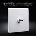 thumbnail image 4 of kurtrusly Switch Wall Button Socket Lever Toggle Control White Improvement Antique Household Brass Light Panel Accessory Supply Connector 2, 4 of 8