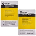 thumbnail image 4 of Niche Brake Pad Set for Triumph Speed Triple Daytona Sprint Front Rear Organic MK1002832, 4 of 8