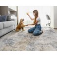 thumbnail image 3 of x Area Rug Living Room Rugs Washable Neutral Modern Abstract Soft Thin Large Rug Indoor Floor No Slip Rug Carpet for Bedroom Under Dining Table Home Office Decor Grey, 3 of 9
