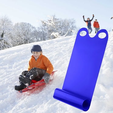 Dvkptbk Crimpable Snow Sled Roll Up Sled Plastic Snow Sled Lightweight Sled for Kids and Adults Outdoor Use