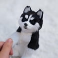 thumbnail image 4 of Realistic Husky Plush Stuffed Pet Dog Simulation Toy Dog Puppy Stuff✨ O4U2, 4 of 9