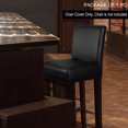 thumbnail image 2 of PiccoCasa Waterproof Bar Stool Covers for Counter Height Side Chair Covers Black 1, 2 of 9