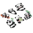thumbnail image 4 of Patch de Broderie Panda, Différents Styles de Vêtements de Panda Patchs pour Chaussure, 4 of 8