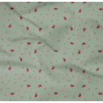 thumbnail image 4 of oneOone Coton Biologique Popeline Sergé Feuilles et Fleurs Imprimé Floral 1 Yard 42 Inch Wide, 4 of 4