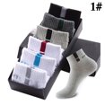 thumbnail image 3 of 6 Pairs Mens Athletic Tab Socks Cotton Running Ankle Socks Short Sports Socks, 3 of 10