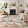 thumbnail image 1 of KUETH 8'x10' Area Rugs for Living Room, Non Slip Machine Washable Vintage Indoor Rug, Low Pile Print Rug for Bedroom Dining Room Home Office, 1 of 8