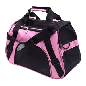 Transporteur d'animaux de compagnie approuvé par Airline : sac pliable à la mode pour chiens de chats, conception confortable avec bande réglable d'épaules & Panneaux de mailles pour un accès facile & Ventilation