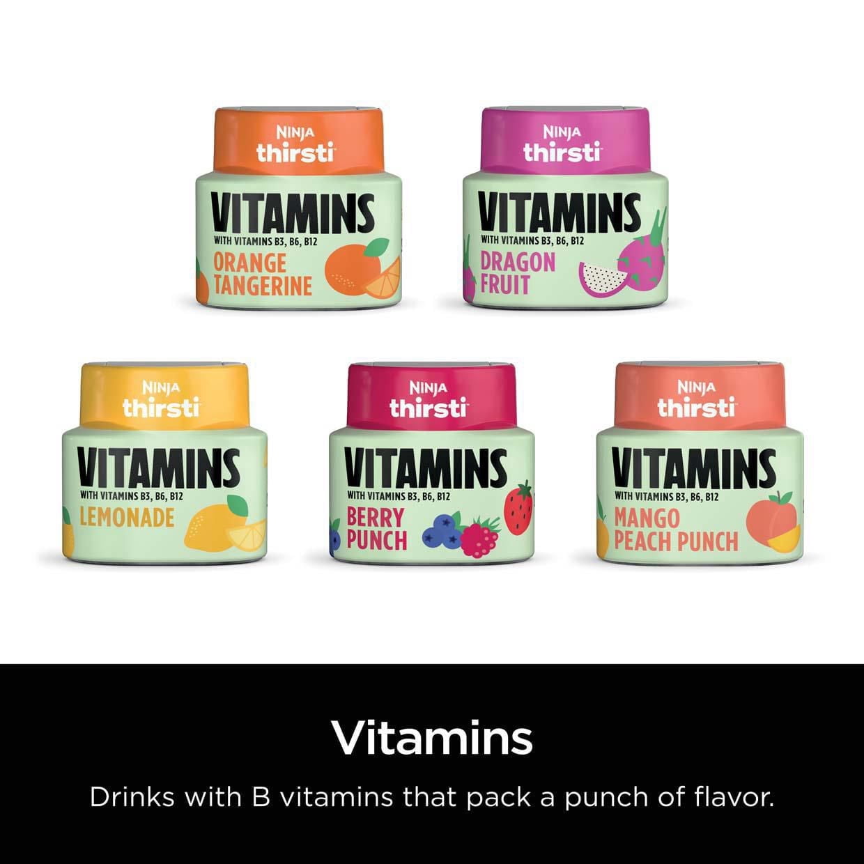 Ninja Thirsti VITAMINS Lemonade Flavoured Water Drops), WCFLMD6C