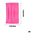 thumbnail image 3 of 10 Pack - Microfiber Towel Set - Super Absorbent Hair & Face Drying Towels, Salon & Household Cleaning Cloths, Multipurpose Polyester Towels, JKODE, 3 of 9