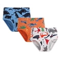 thumbnail image 1 of MIASHUI sous-Vêtements Garçons Enfants Culottes en Coton à Imprimé de Dessins Animés, Lot de 3,100, 1 of 5