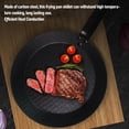 thumbnail image 4 of Non Stick Frying Pan, Carbon Steel Frying Pan Skillet, Cookware with Comfortable Handle, Smokeless Design, Indoor Outdoor Cooking, 4 of 8