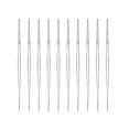 thumbnail image 2 of 10pcs set Stainless Steel Food Tongs Clips Multi functional Long Straight Tweezers 18cm, 2 of 5