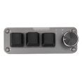 thumbnail image 2 of Mini Mechanical Keyboard,Mini Custom Keyboard 3 Programming Macro Keyboard Key Mechanical Keyboard Exceptional Craftsmanship, 2 of 8