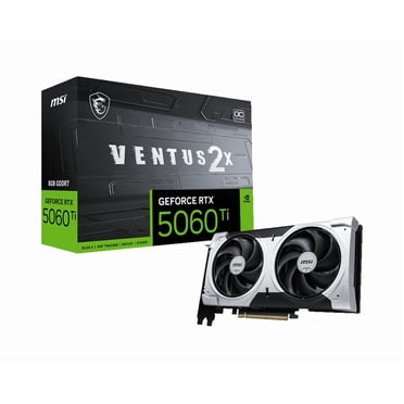 MSI GeForce RTX 5060 Ti 8G VENTUS 2X OC PLUS Carte Graphique, 8 Go GDDR7, DPx3, HDMI1, DLSS 4