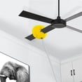 thumbnail image 4 of Tyidzon Ceiling Fan Cleaner Duster for Cleaning Fan Cobwebs, Duster with Extension Pole 47 Inch Extendable Rod for Cleaning High Ceiling Fan, Interior Roof, Cobwebs, Furniture Yellow, 4 of 7