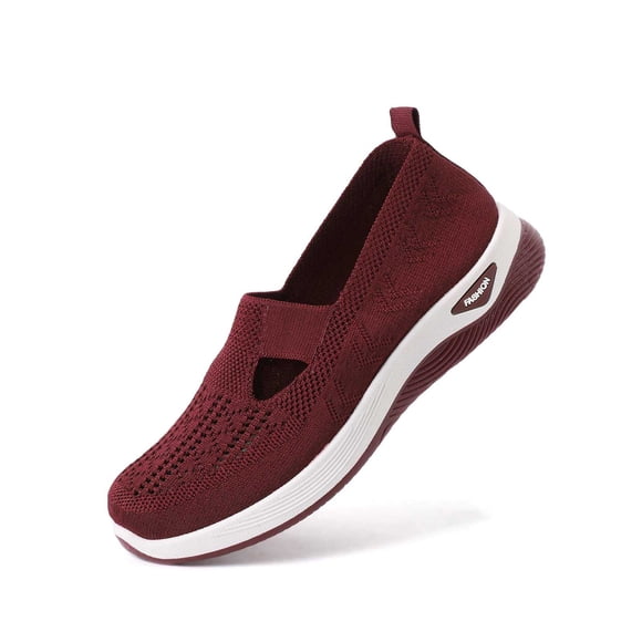 Women's Casual On Shoes Casual Womens Shoes Wide Women's Shoes Casual Comfortable Breathable Mesh Flat Women Wide Width Shoes Business Casual Women Dress Casual Shoes Walking Sneakers for