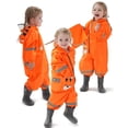 thumbnail image 4 of MIASHUI Combinaison de Pluie pour Enfants Garçons Filles Tout-Petits Imperméables une Pièce à Capuche Imperméable, Orange, P, 4 of 7