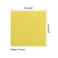 thumbnail image 2 of Unique Bargains 25 Sheets 8x8 Inch Origami Paper Double Sided Lemon Yellow Square Sheet for Art Craft Project, Beginners, 2 of 5