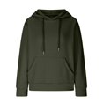 thumbnail image 4 of IMENGL Hoodies trendy knit drawstring pullover, Green 2XL, Size M-3XL, 4 of 7