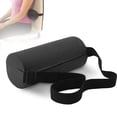 thumbnail image 4 of Lumbar Roll Pillow For Lower Back Support – Memory Back Support Cushion With Elastic Strap Washable Cover – Ergonomic Neck Roll Pillow For Chair Car Travel – 11 Inch, 4 of 9