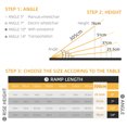 thumbnail image 4 of HOMCOM Wheelchair Ramp for Home, Threshold Handicap Ramp 10', 4 of 10