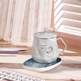 thumbnail image 4 of Ceramic Mug Gift Set with Temperature Control Pad and Spoon in Gift Box for Business Events or Small Gifts, 4 of 8