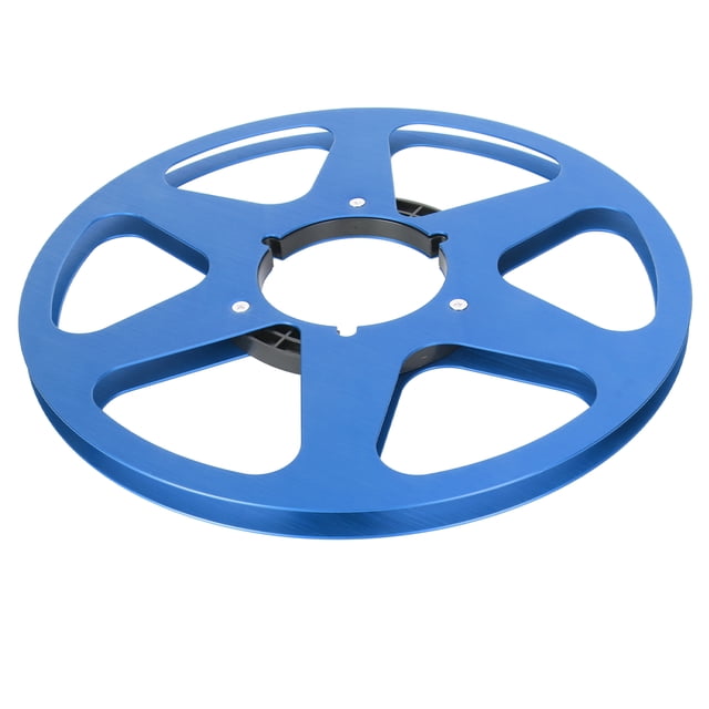 1/4 10.5 Inch Empty Tape Reel, Aluminum Alloy 6 Hole Takeup Reel for Studer, Compatible with Tape Recorder, Replacement Part
