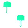 thumbnail image 1 of Redempat Sturdy Hollow Handle Putty Knife for Professional Putty Finishing Style A 2Set, 1 of 6