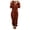 Pyjama en Molleton Brun-Sherpa pour Femme, variante sur aohooy Pyjama Ample Duveteux pour Femmes Grande Taille en Molleton Sherpa Combinaison Ample à Capuche Zippée à Manches Longues Tenue de Détente une Pièce Barboteuse Rouge,TTTTG