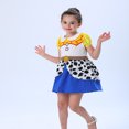 thumbnail image 4 of HAWEE Robe d'Été pour Fille Mickey/Minnie/Belle/Snow White Costumes de Sirène Dessin Animé Jeu de Rôle Princesse Robes Tenues Vêtements, 4 of 7