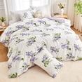 thumbnail image 2 of Hitime Ensemble de Housse de Couette Simple, Microfibre Douce et Respirante 3 Pcs Ensembles de Literie Simple, Motif Ensemble de Housse de Couette Simple Confortable, avec Fermeture Éclair (Simple), 2 of 8