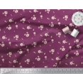 thumbnail image 2 of Soimoi Poly Georgette Fabric Leaves & Magnolia Floral Decor Fabric Printed Yard 52 Inch Wide, 2 of 5