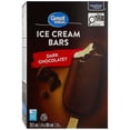 thumbnail image 1 of Great Value Barres de Crème Glacée Chocolaté Noir 352 ml (4 x 88 ml), 1 of 5