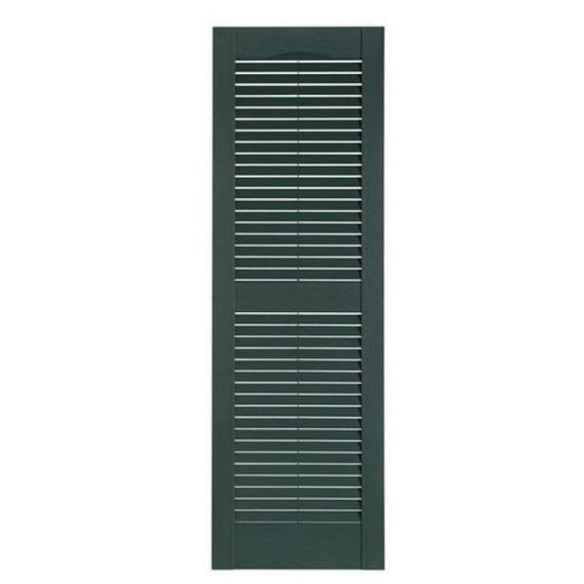 Perfect Persiennes IL501555331 Premier Persienne Extérieure Décorative, Vert Patrimonial - 15 x 55 Po