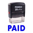 thumbnail image 1 of Printtoo Stamp PAID Self Inking Rubber Stamp Office Stationary-Blue, 1 of 1