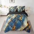 thumbnail image 2 of YST Watercolor 7-Piece Abstract Marble Comforter Set, King, 2 of 4