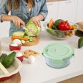 thumbnail image 1 of Yhmxh Kitchen Gadgets,Home and Kitchen,Glass Bento Box Can Be Microwave Oven Students Heated Lunch Box Office Fresh-keeping Box Bento Boxs, 1 of 6