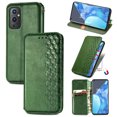 thumbnail image 1 of Étui pour OnePlus 9 Pro à Rabat Portefeuille à Rabat Magnétique Protecteur - Vert, 1 of 5