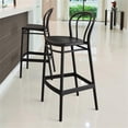 thumbnail image 2 of Compamia Victor Tabouret de Bar Contemporain en Résine pour Intérieur et Extérieur - Ensemble de 1, Noir, 2 of 7