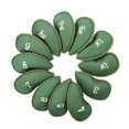 thumbnail image 2 of jinwen 12x Golf Iron Head Covers Headcovers Club Protector Green, 2 of 9