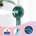 thumbnail image 4 of Boovnll Portable Fan, Adjustable 5 Speed USB Rechargeable Digital Display Misting Fan Lightweight Compact Handheld Fan for Outdoor, Travel, Vacation, Summer Gift, Mini Fan - Fan, 4 of 8