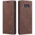 thumbnail image 3 of KOMI Wallet Case for Samsung Galaxy S8 Plus, Premium PU Leather Case Vintage Matte Wallet Flip Cover [Card Slots] [Magnetic Closure] Stand Function Folio Shockproof Full Protection Coffee, 3 of 5