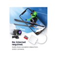 thumbnail image 3 of SD Card Reader for iPhone iPad, Trail Game Camera Micro SD Card Reader Viewer, SLR Cameras SD Reader with Dual Slot, Photography Memory Card Adapter, Plug and Play, 3 of 7