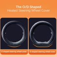 thumbnail image 3 of 15 Inch Heated Steering Wheel Cover Wireless, Wireless Heated Steering Wheel Cover, Wheels Covers with Fast  Heating & Anti-Slip Protection, 5 Seconds Fast Heating, for Winter Driving (Type D), 3 of 9