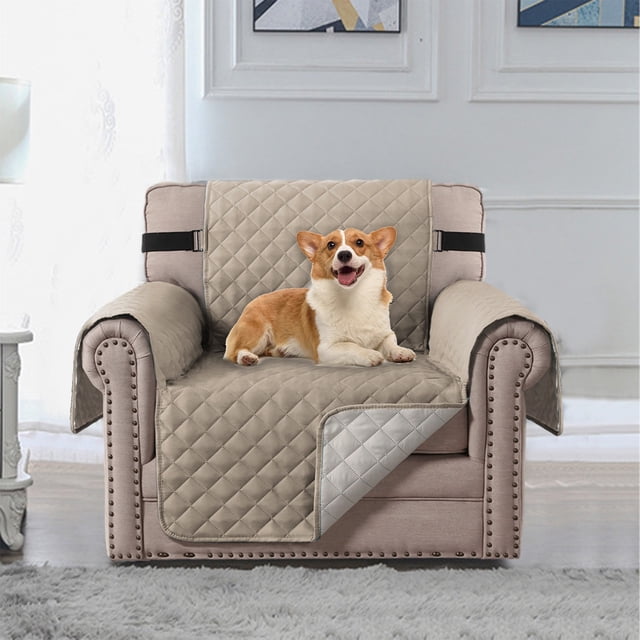XYAIYT Sofa Réversible Fauteuil Slipcover Protège-Meubles Imperméable pour Animaux Enfants Microfibre de Polyester Durable avec Texture Unique Entretien Facile pour Fauteuil de Salon