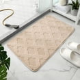 thumbnail image 2 of Dvruxg Thickened Absorbent Bathroom Mat – Non-Slip Soft Velvet Floor Rug for Toilet, Restroom & Bedroom, Easy-Care Polyester Door Mat with Anti-Slip Backing, 2 of 5