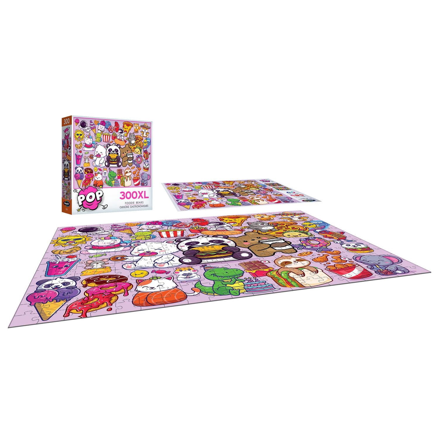 RoseArt - Pop Culture 300 pièces - Ours gourmands - Puzzle emboîtable pour adulte