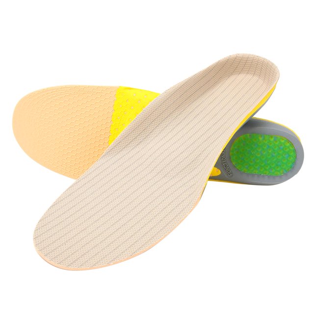 Semelles de Chaussures Absorption des Chocs Absorption de la Sueur Soutien de la Voûte Plantaire Inserts de Chaussures pour Basketball Course